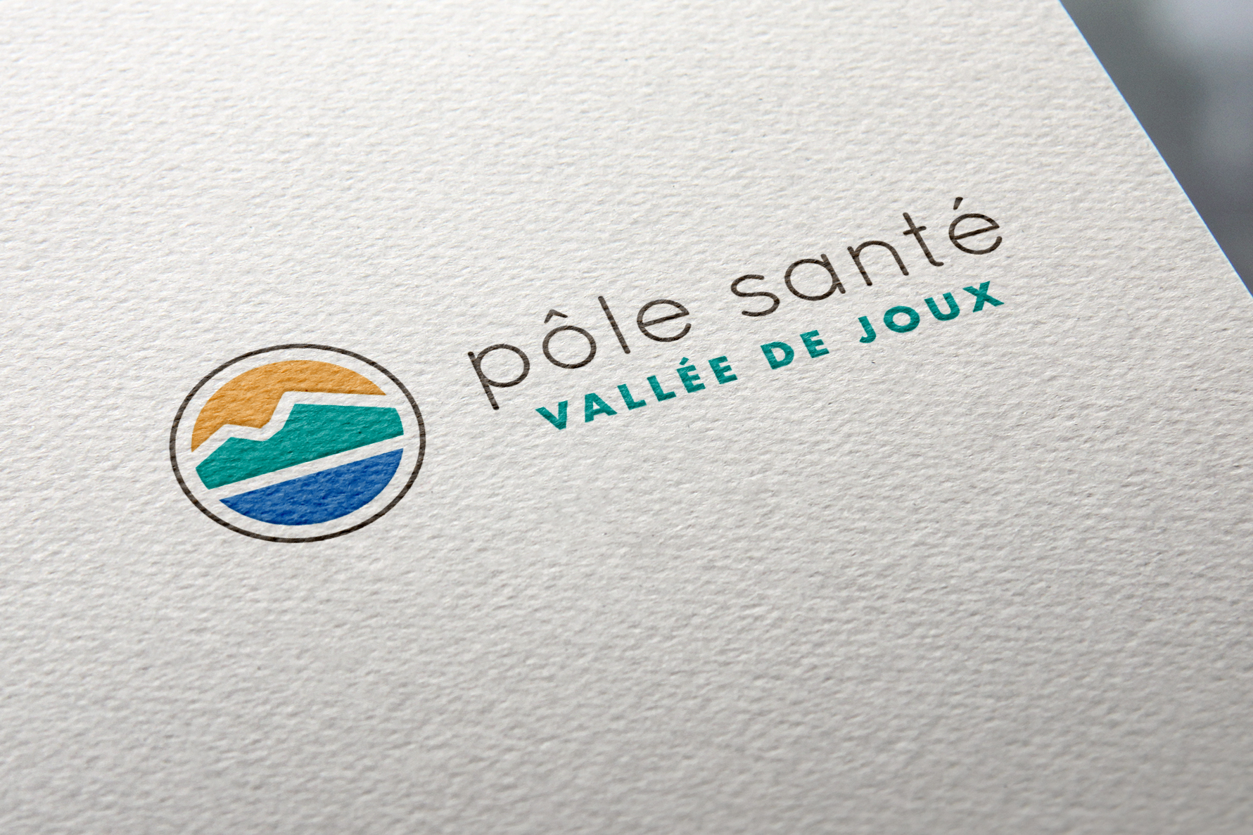 Pôle Santé Vallée de Joux - Logo et identité graphique